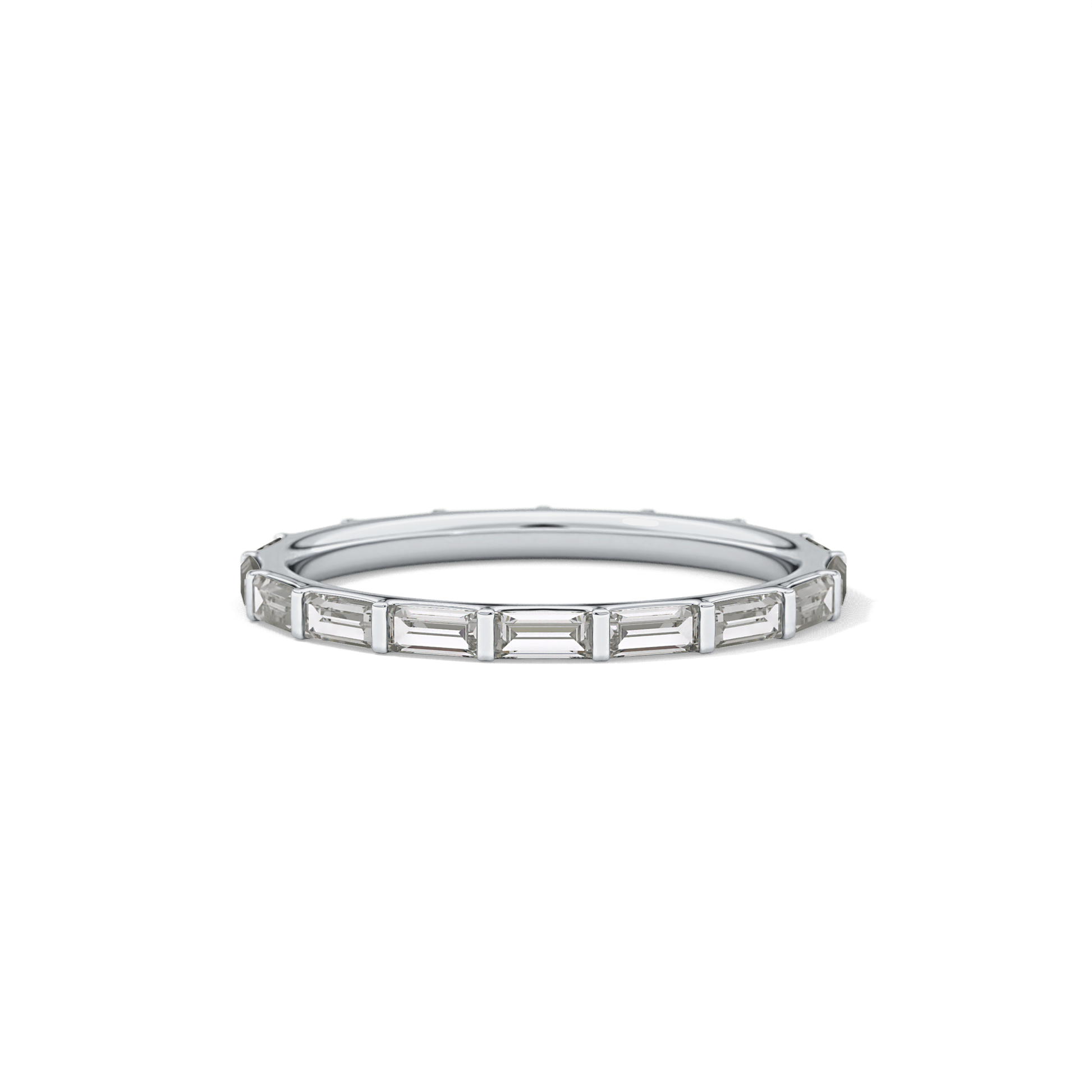 1.02 TCW Baguette Lab Grown Diamond Wedding Band