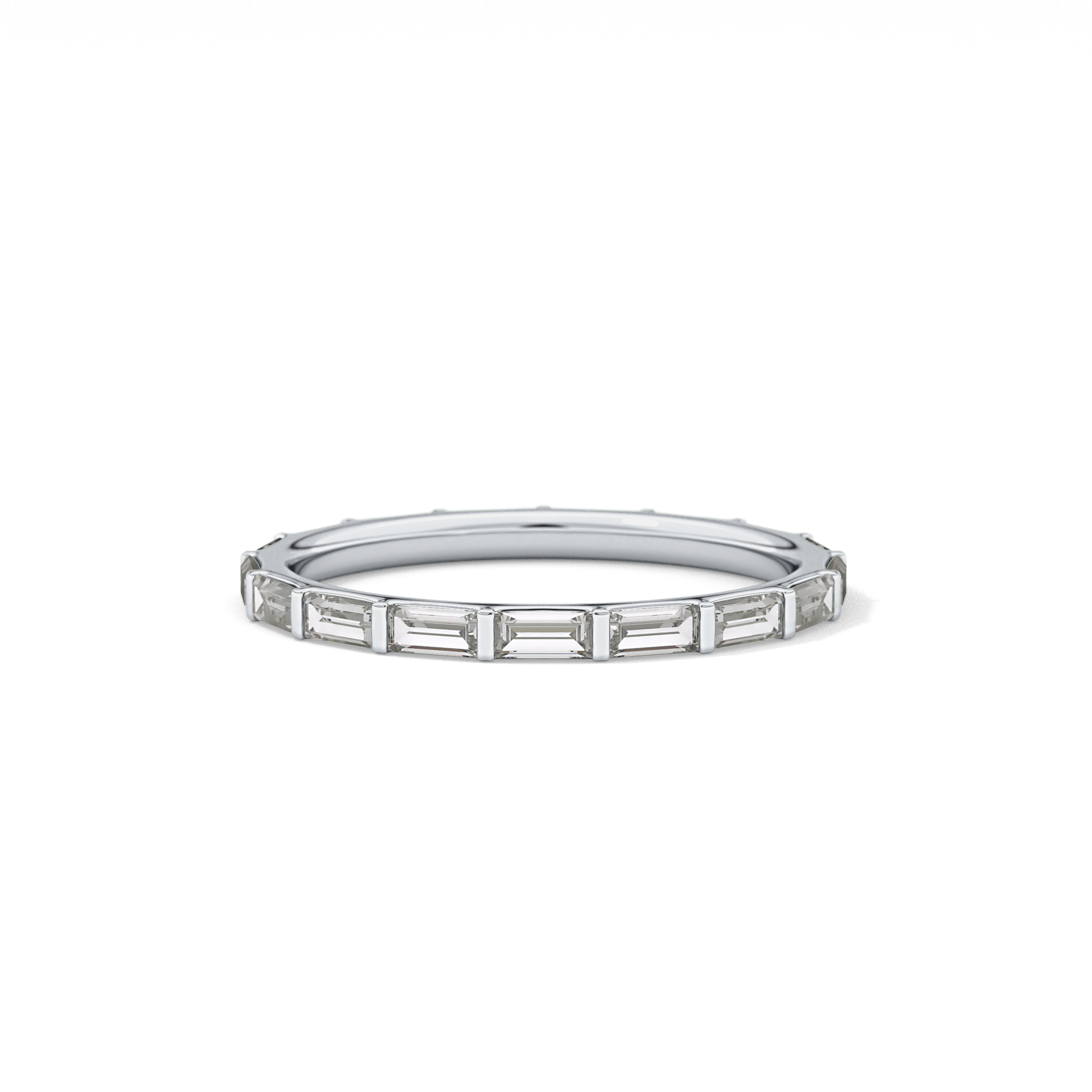 1.02 TCW Baguette Lab Grown Diamond Wedding Band
