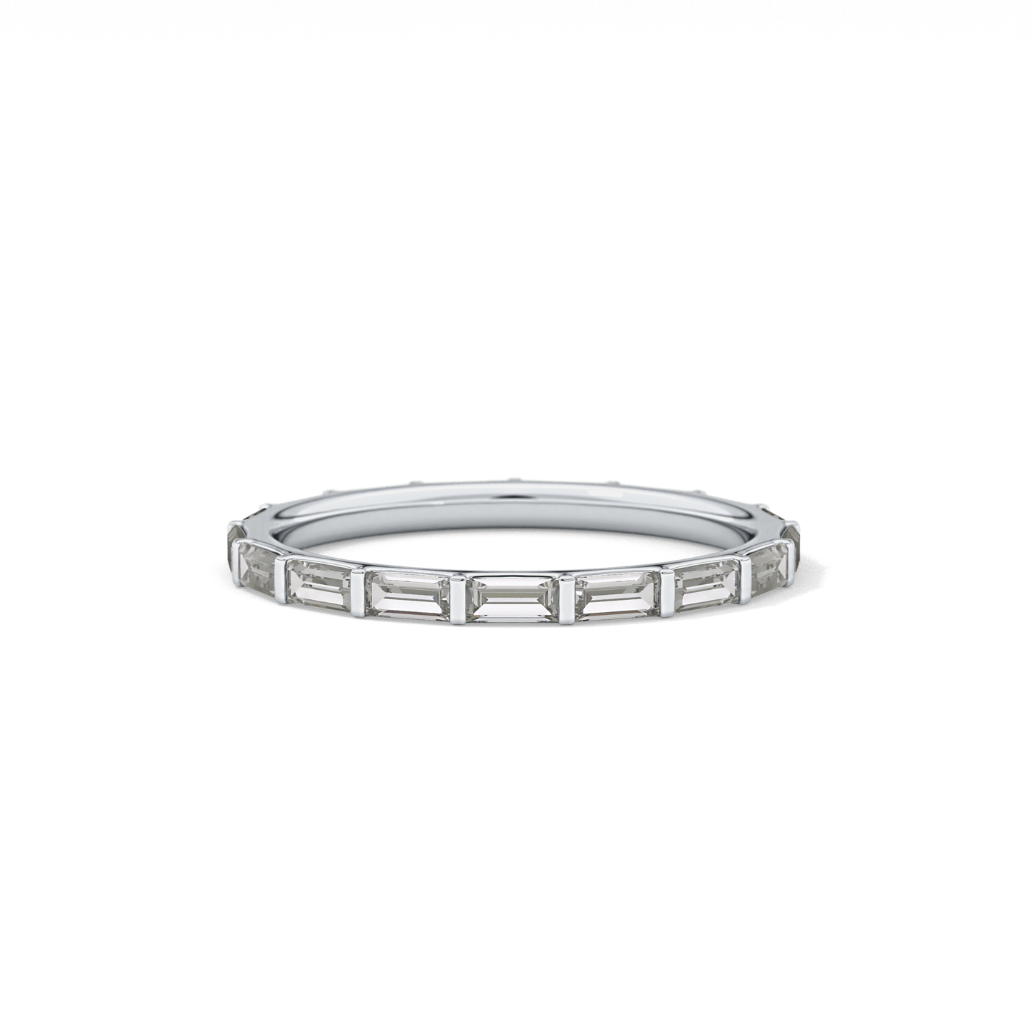 1.02 TCW Baguette Lab Grown Diamond Wedding Band