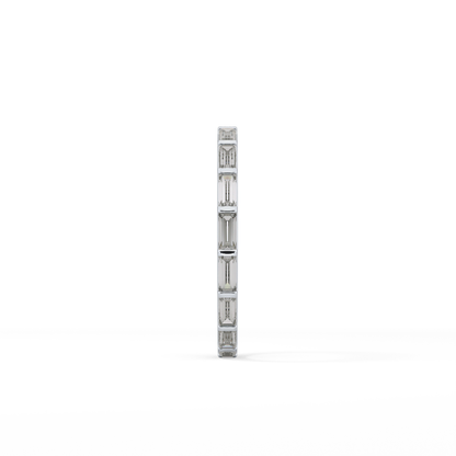 1.02 TCW Baguette Lab Grown Diamond Wedding Band