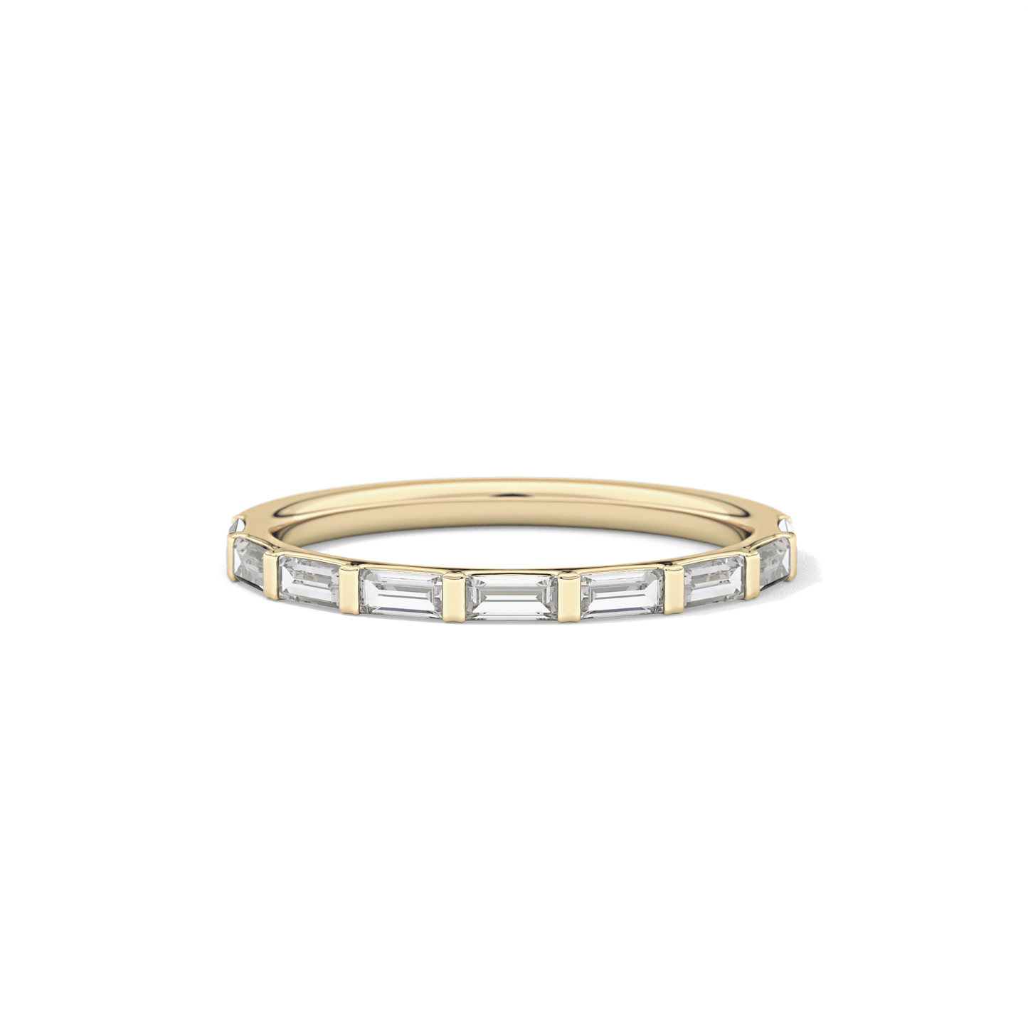 0.54 TCW Baguette Lab Grown Diamond Wedding Band