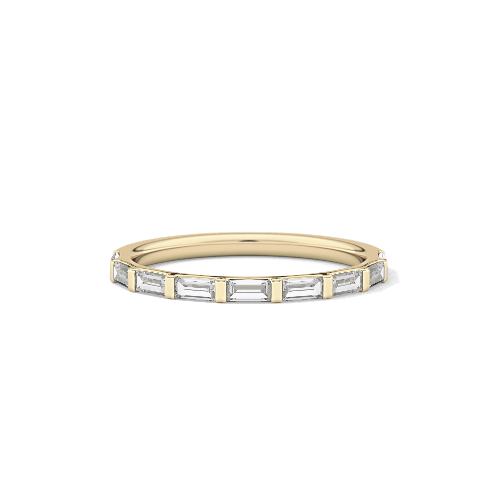 0.54 TCW Baguette Lab Grown Diamond Wedding Band