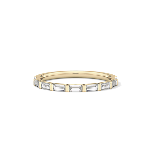 0.54 TCW Baguette Lab Grown Diamond Wedding Band
