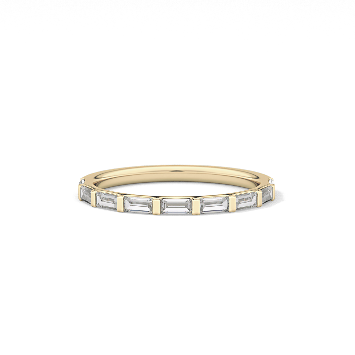 0.54 TCW Baguette Lab Grown Diamond Wedding Band
