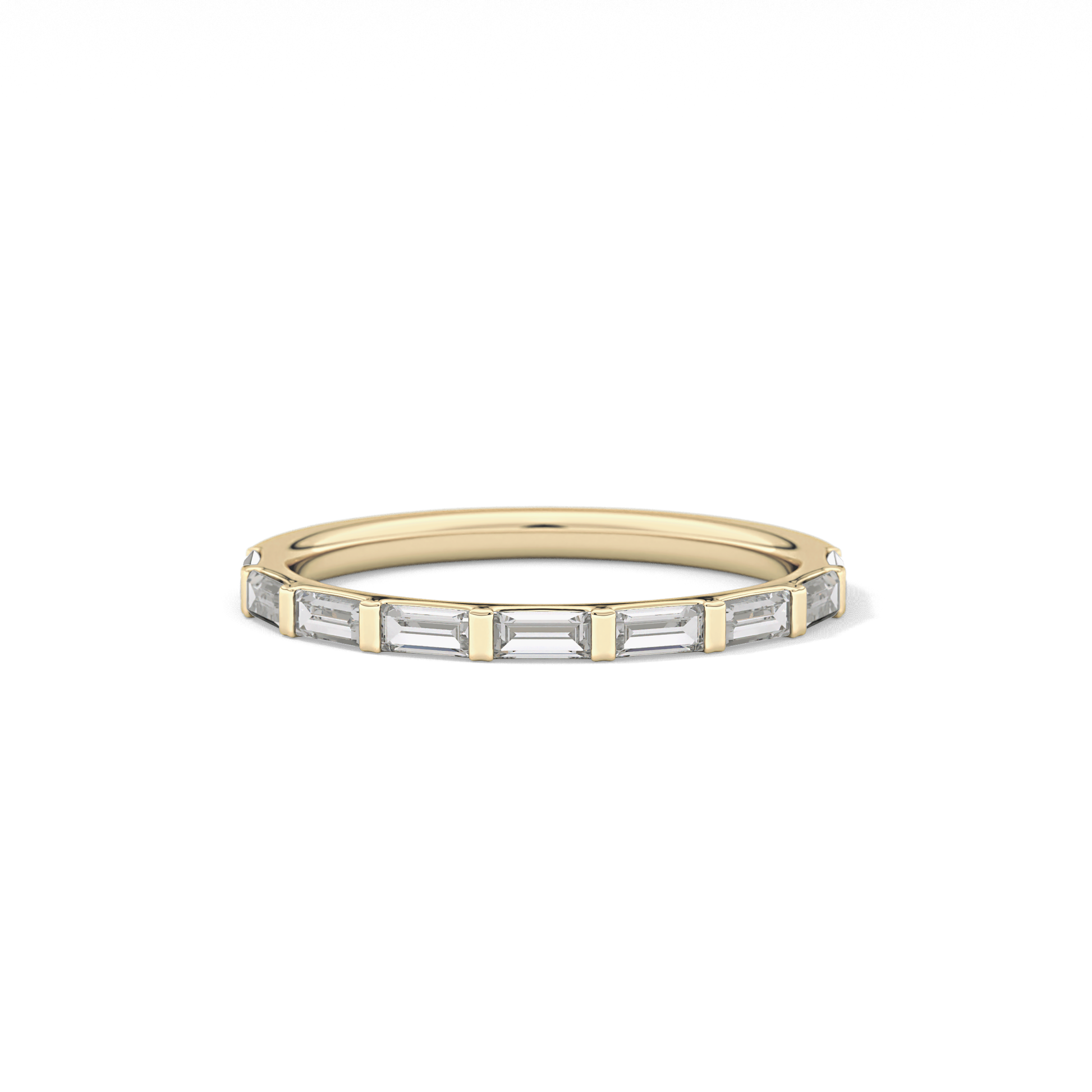 0.54 TCW Baguette Lab Grown Diamond Wedding Band