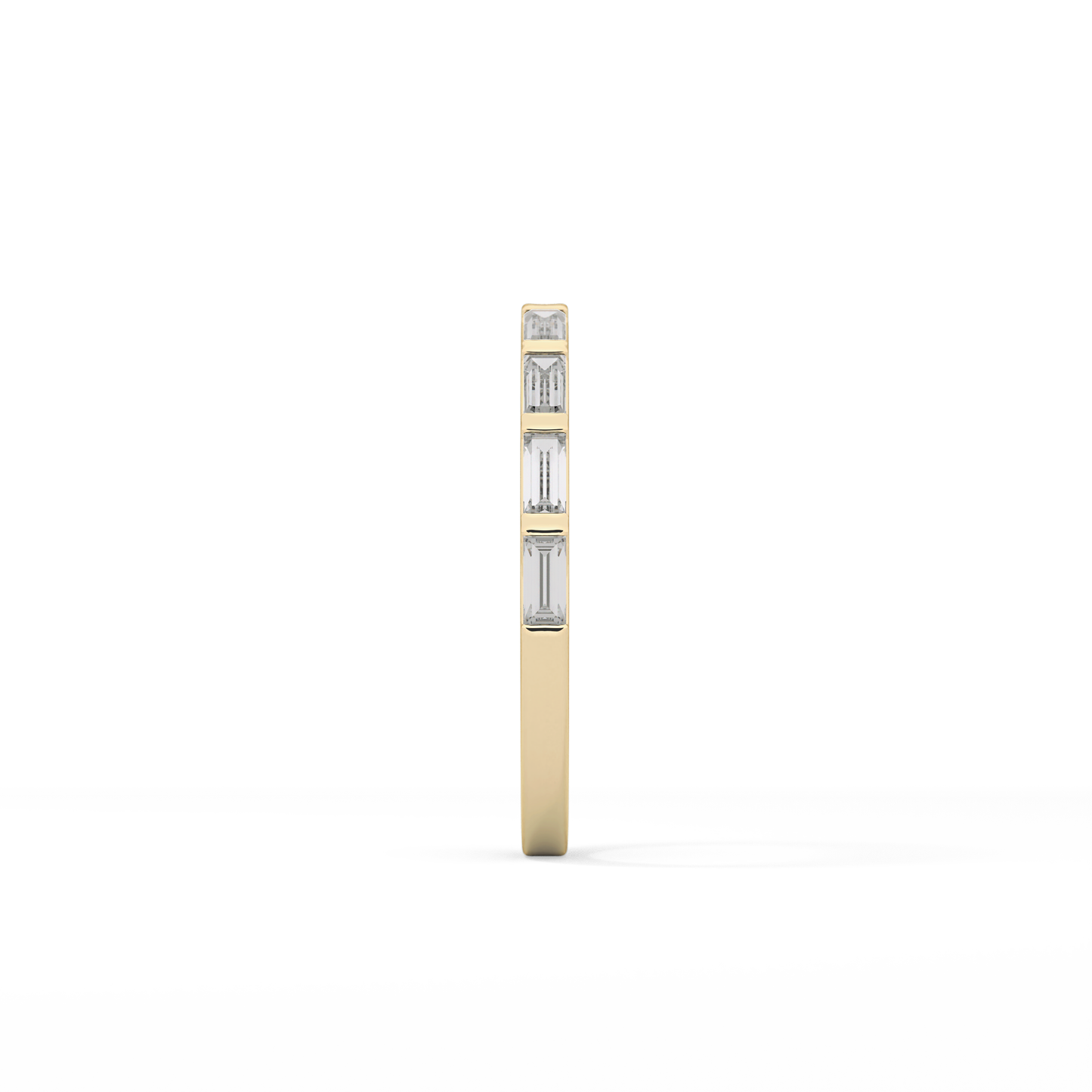 0.54 TCW Baguette Lab Grown Diamond Wedding Band