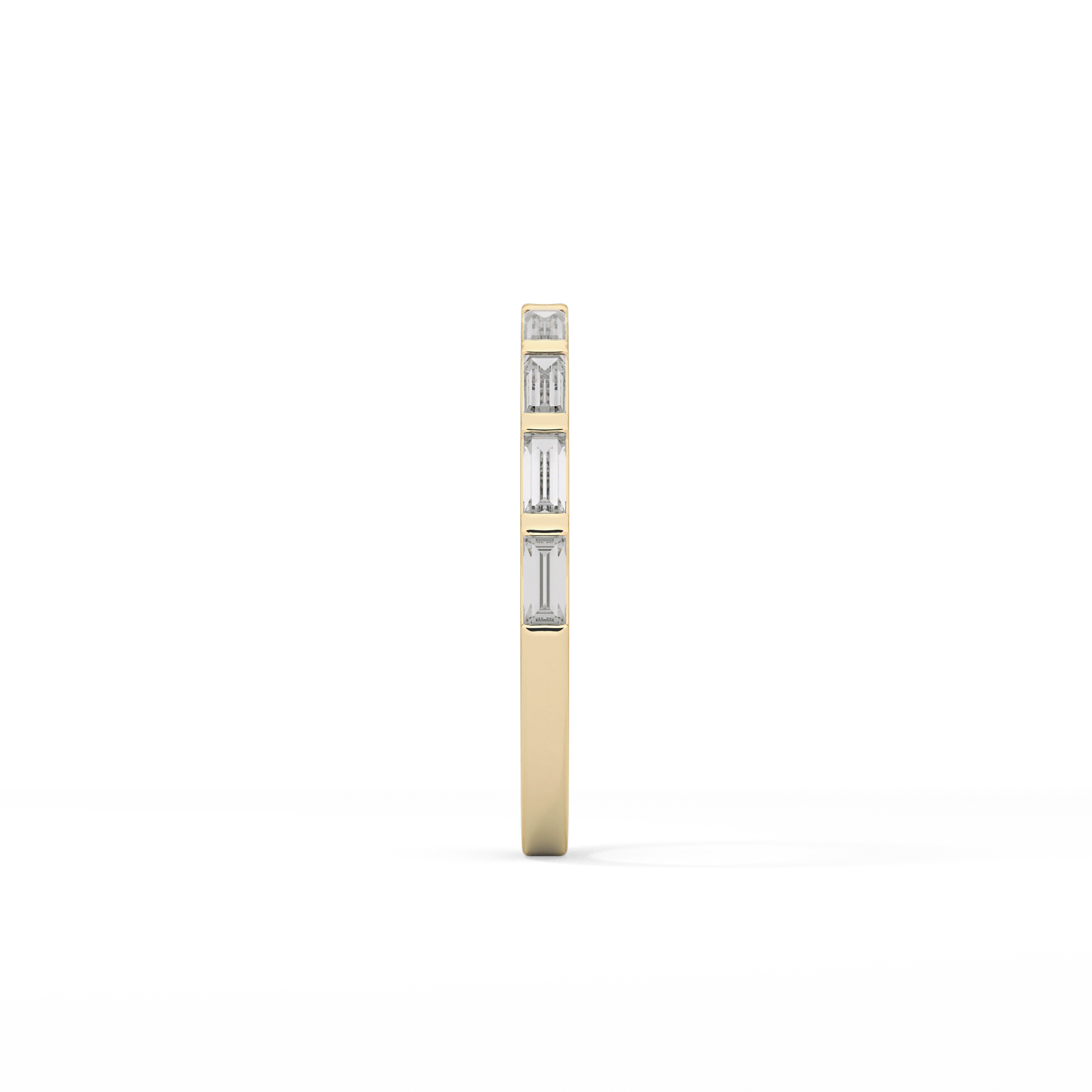 0.54 TCW Baguette Lab Grown Diamond Wedding Band