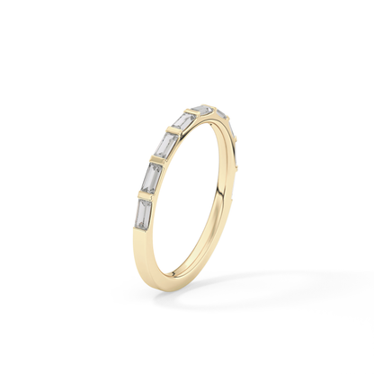 0.54 TCW Baguette Lab Grown Diamond Wedding Band