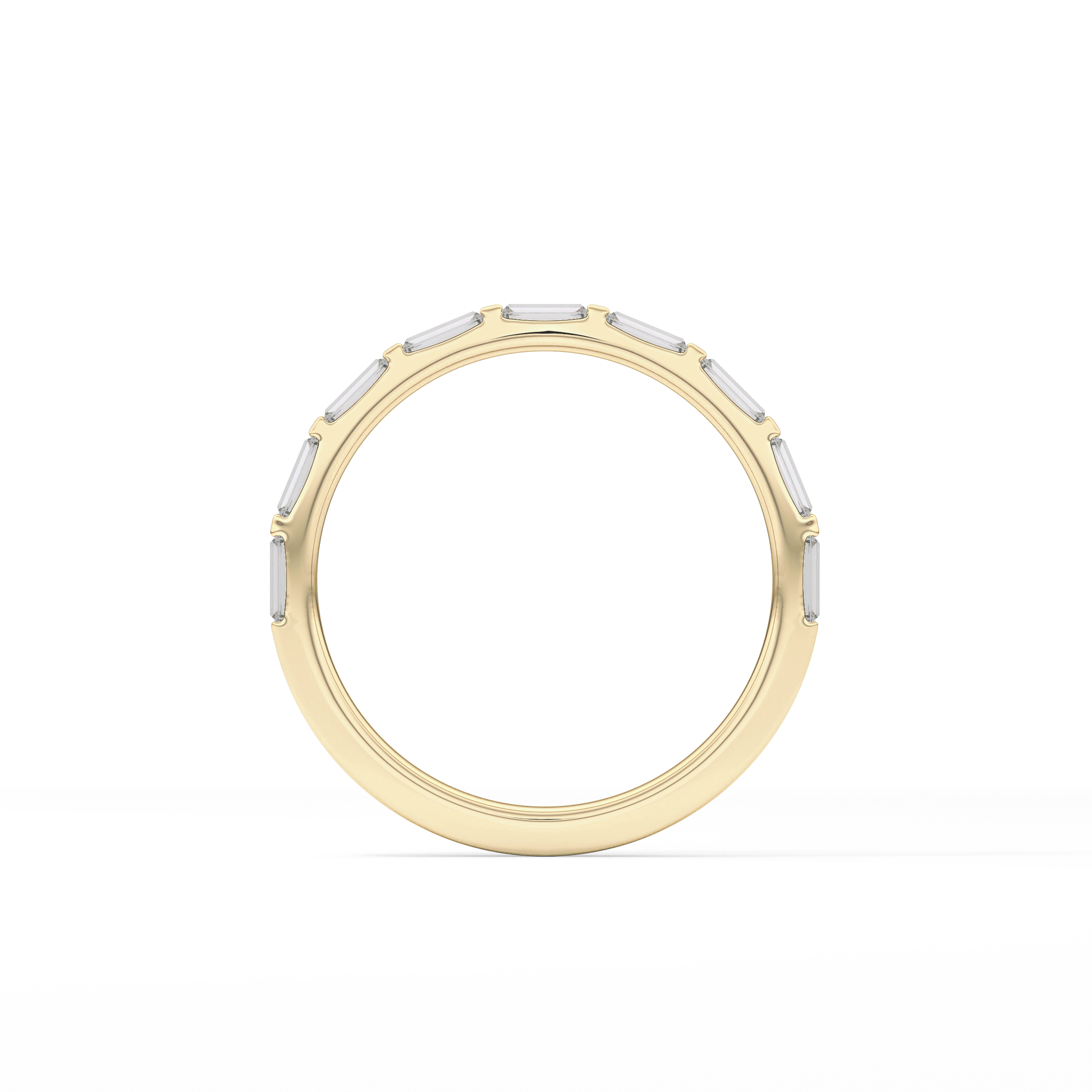 0.54 TCW Baguette Lab Grown Diamond Wedding Band