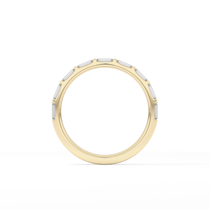 0.54 TCW Baguette Lab Grown Diamond Wedding Band