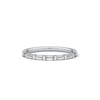 0.54 TCW Baguette Lab Grown Diamond Wedding Band