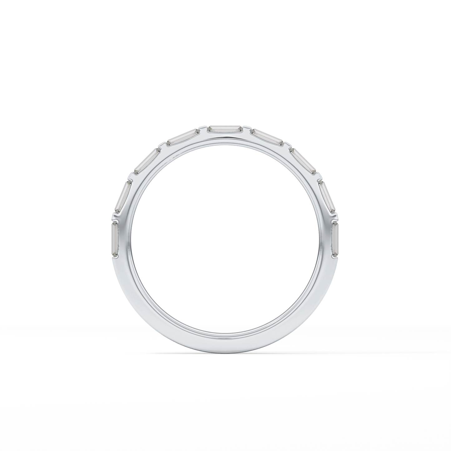 0.54 TCW Baguette Lab Grown Diamond Wedding Band