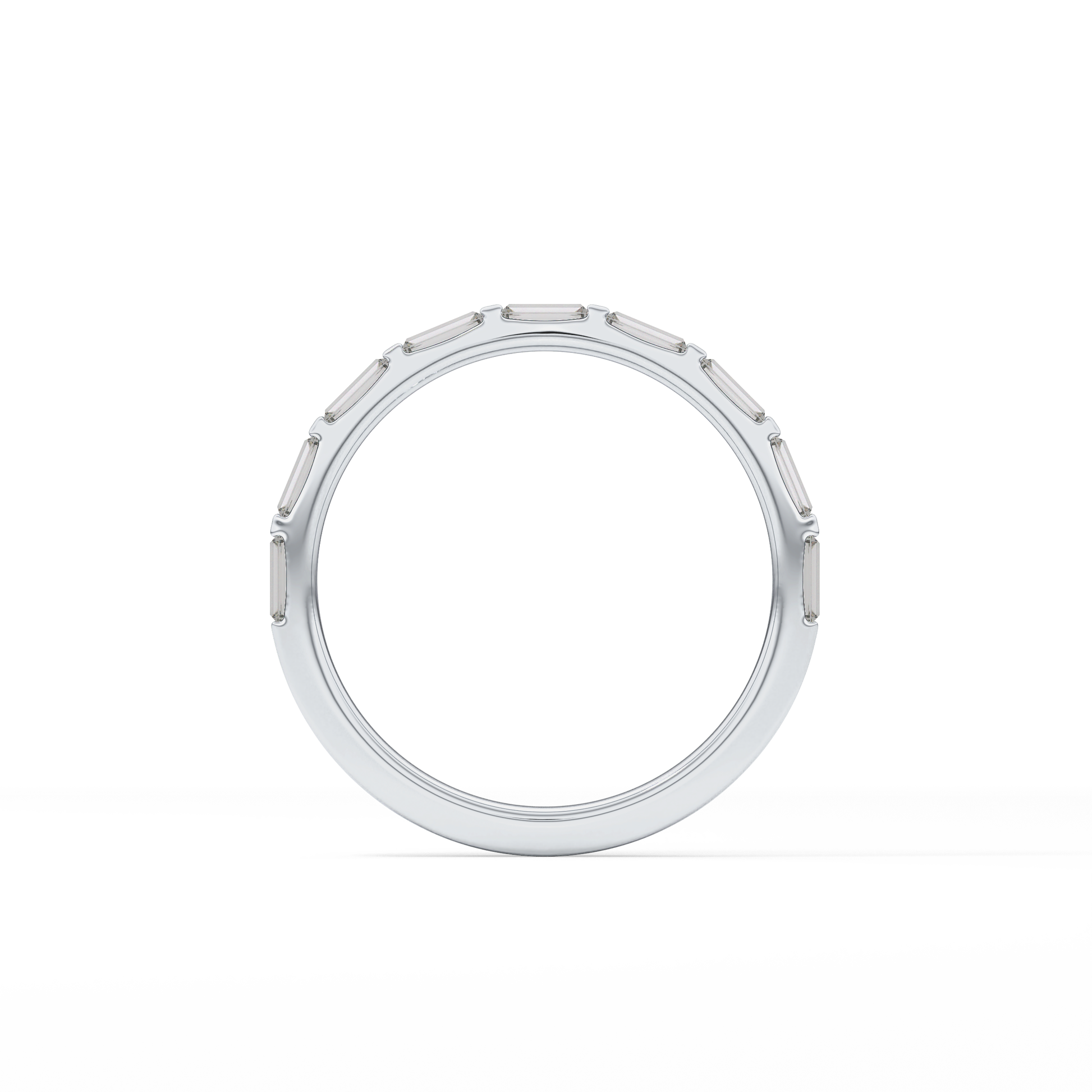 0.54 TCW Baguette Lab Grown Diamond Wedding Band