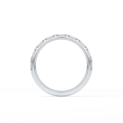 0.54 TCW Baguette Lab Grown Diamond Wedding Band