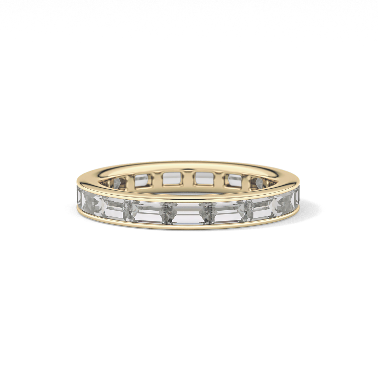 1.87 TCW Baguette Lab Grown Diamond Wedding Band