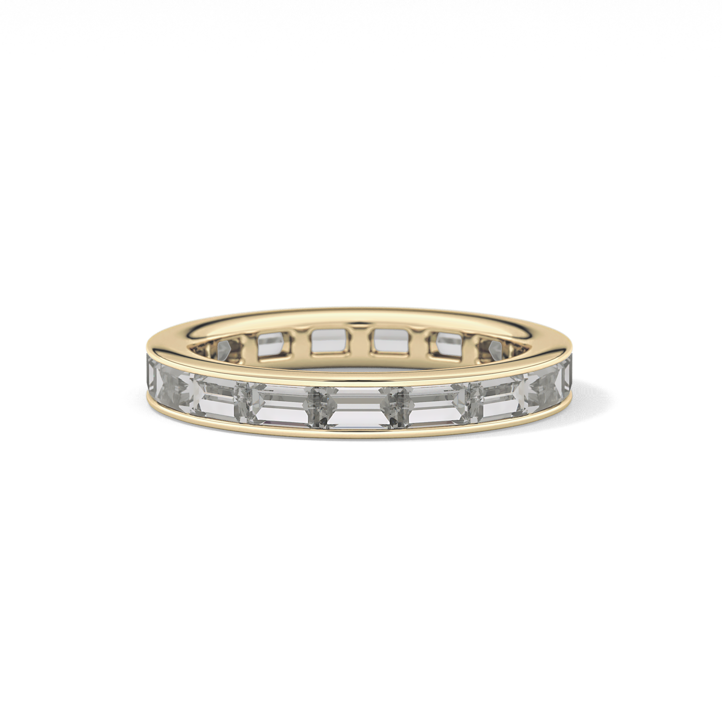 1.87 TCW Baguette Lab Grown Diamond Wedding Band