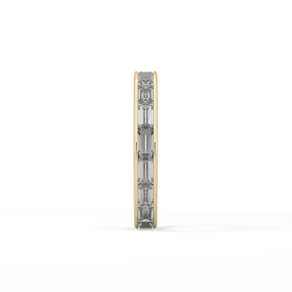 1.87 TCW Baguette Lab Grown Diamond Wedding Band