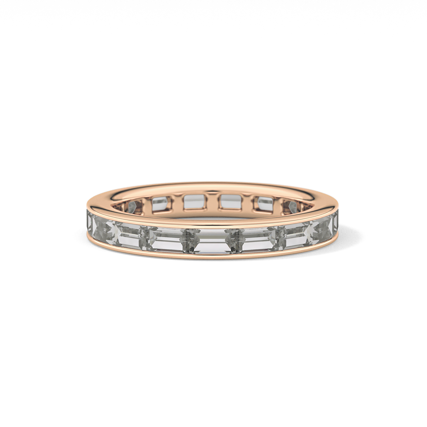 1.87 TCW Baguette Lab Grown Diamond Wedding Band