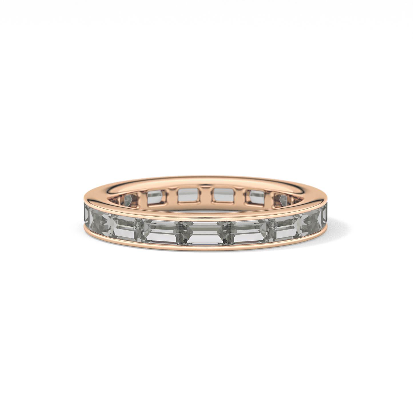 1.87 TCW Baguette Lab Grown Diamond Wedding Band