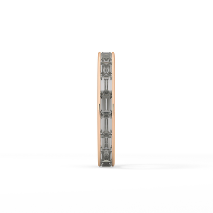 1.87 TCW Baguette Lab Grown Diamond Wedding Band