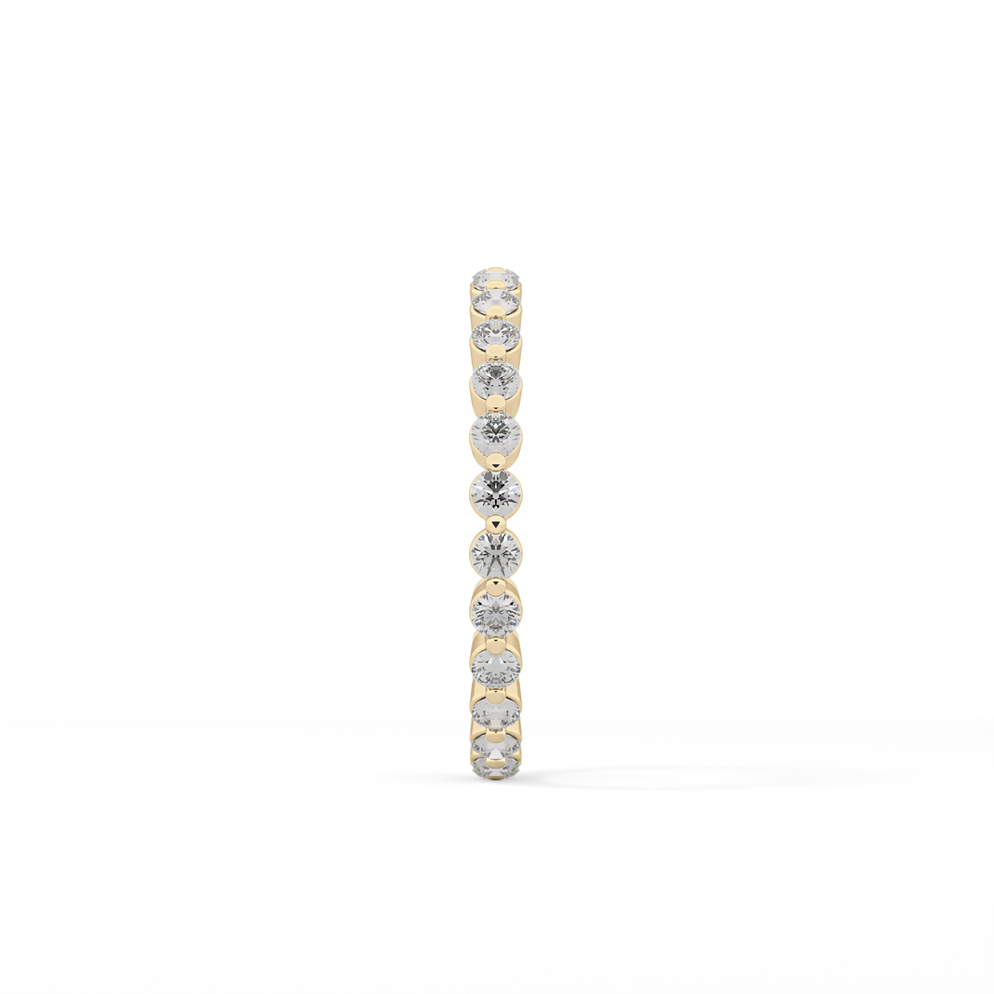 0.69 TCW Round Lab Grown Diamond Wedding Band