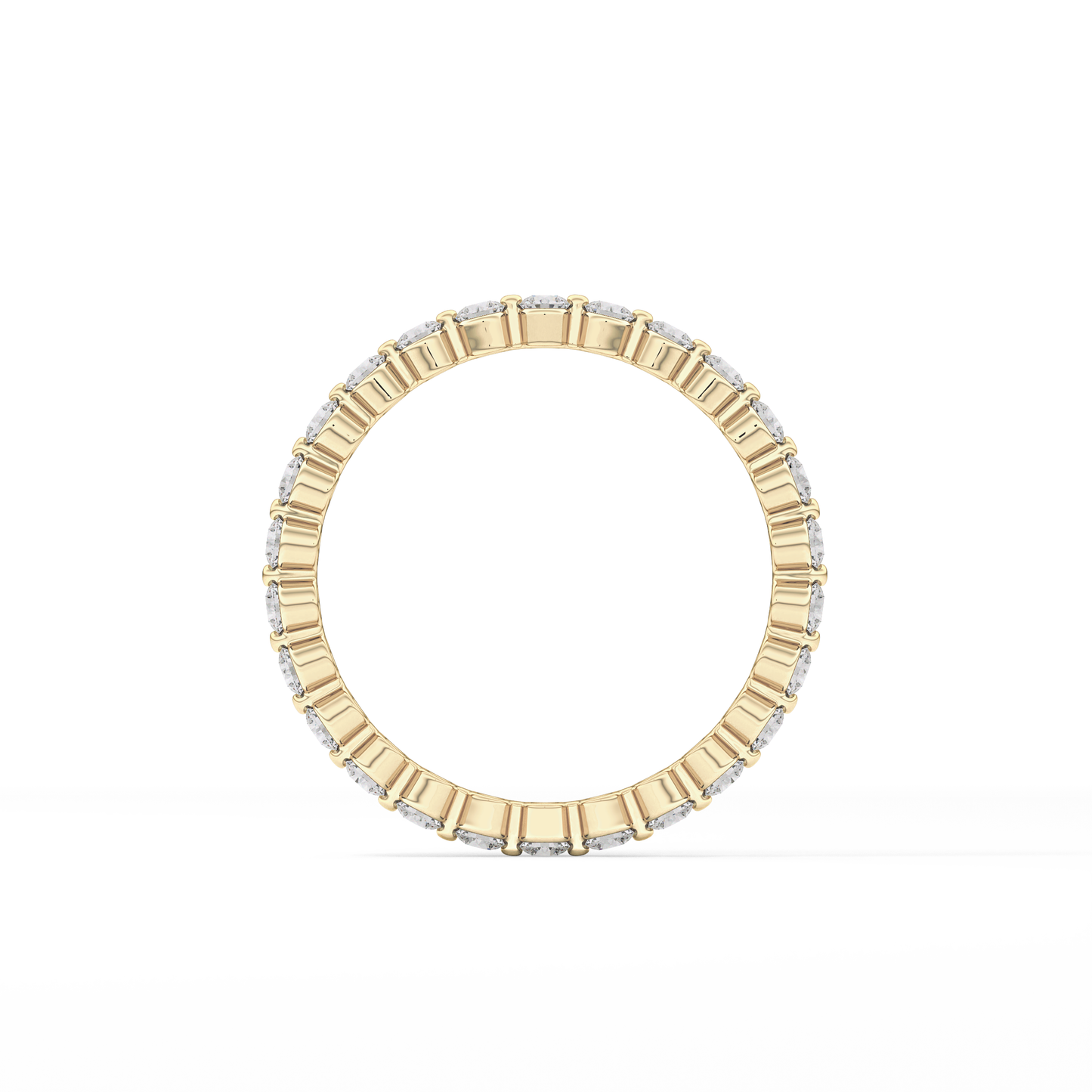 0.69 TCW Round Lab Grown Diamond Wedding Band