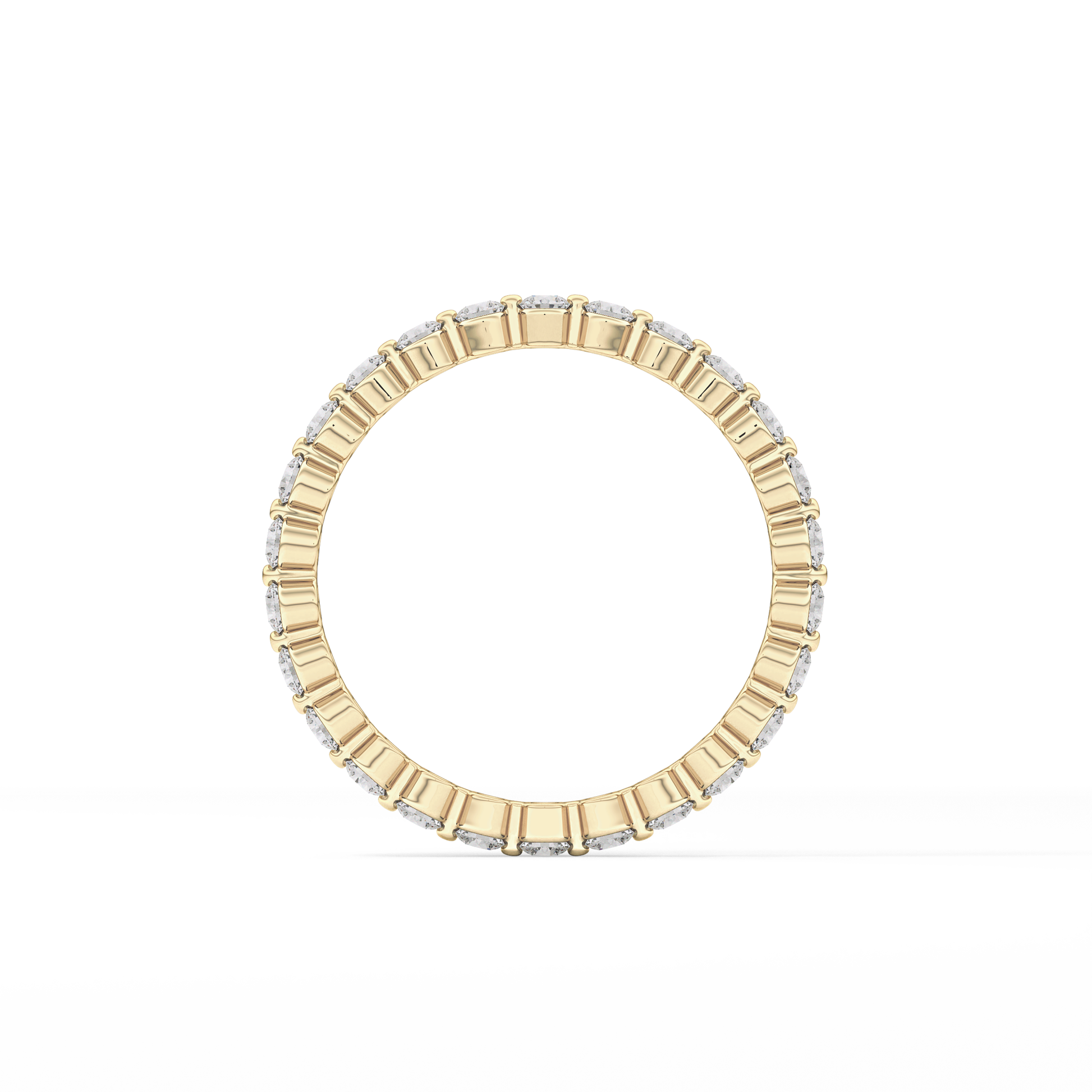 0.69 TCW Round Lab Grown Diamond Wedding Band
