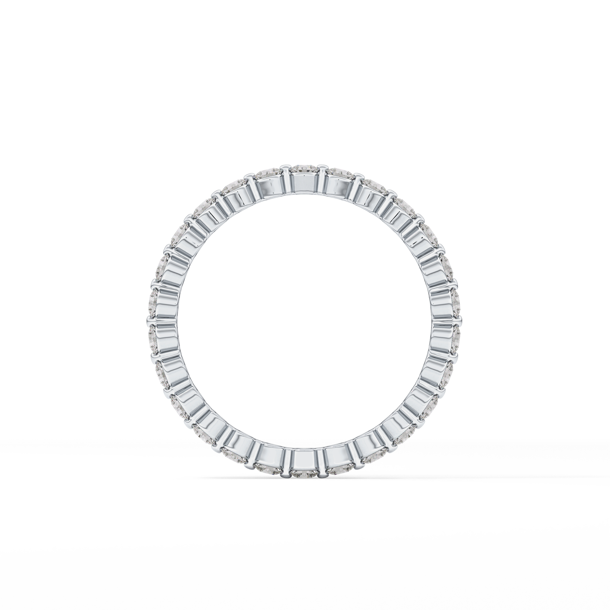 0.69 TCW Round Lab Grown Diamond Wedding Band