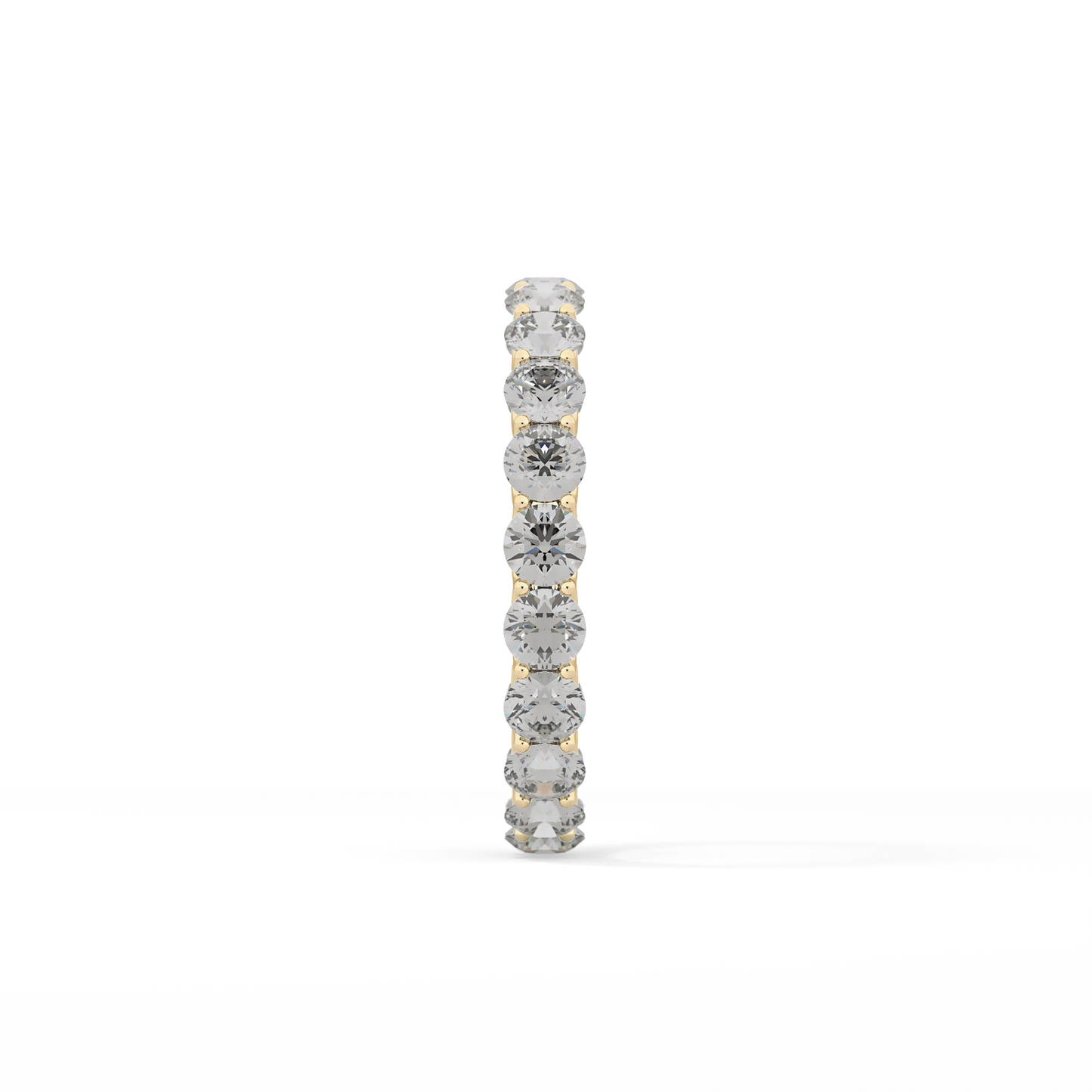 2.1 TCW Round Lab Grown Diamond Wedding Band