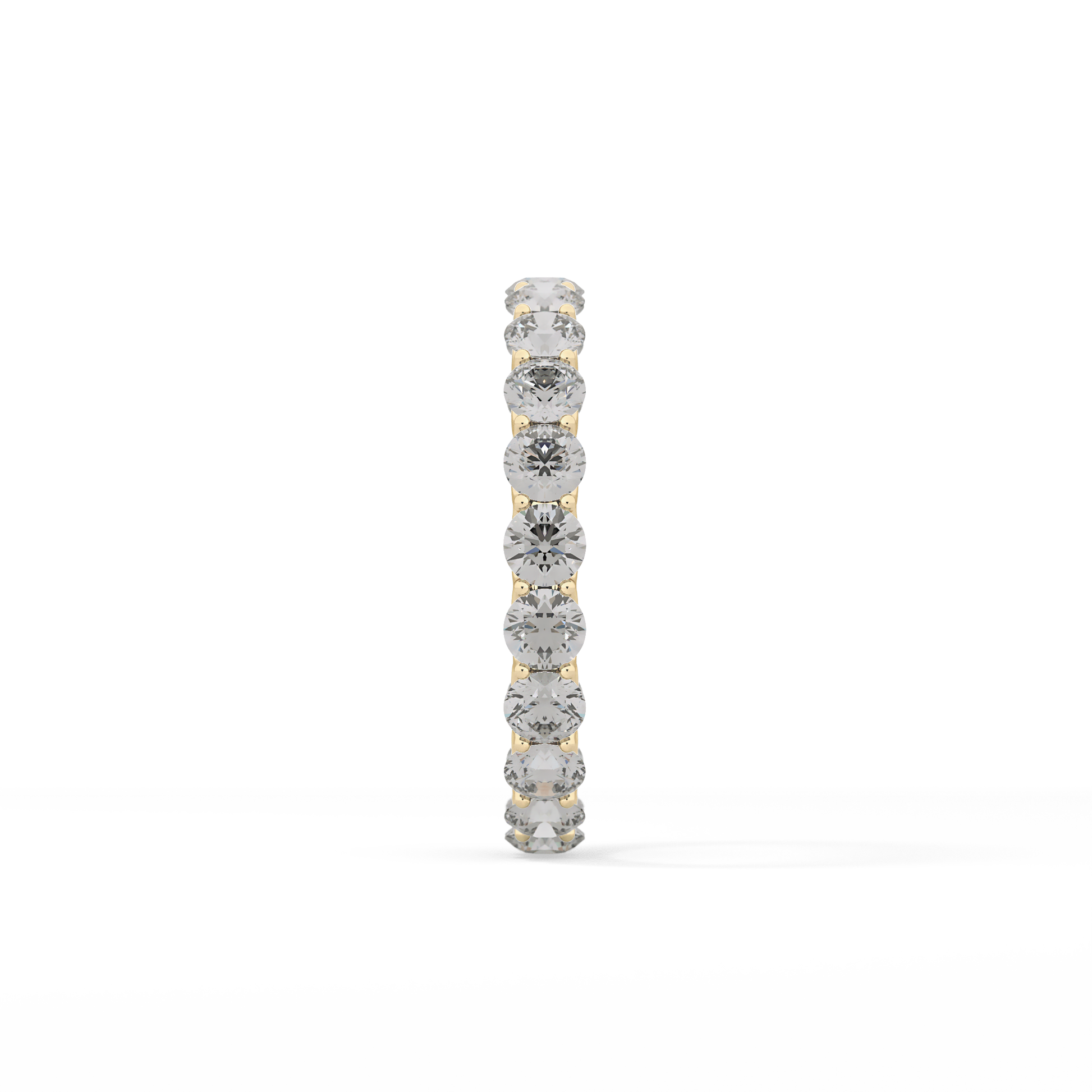 2.1 TCW Round Lab Grown Diamond Wedding Band