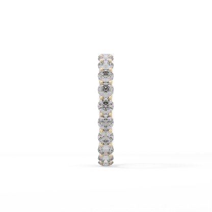2.1 TCW Round Lab Grown Diamond Wedding Band