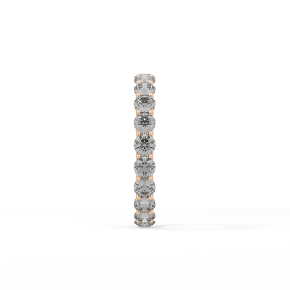 2.1 TCW Round Lab Grown Diamond Wedding Band