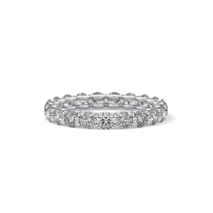 2.1 TCW Round Lab Grown Diamond Wedding Band