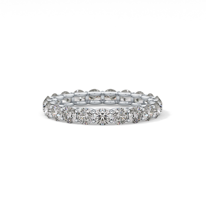 2.1 TCW Round Lab Grown Diamond Wedding Band