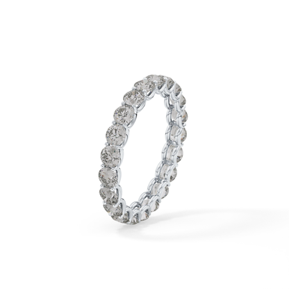 2.1 TCW Round Lab Grown Diamond Wedding Band