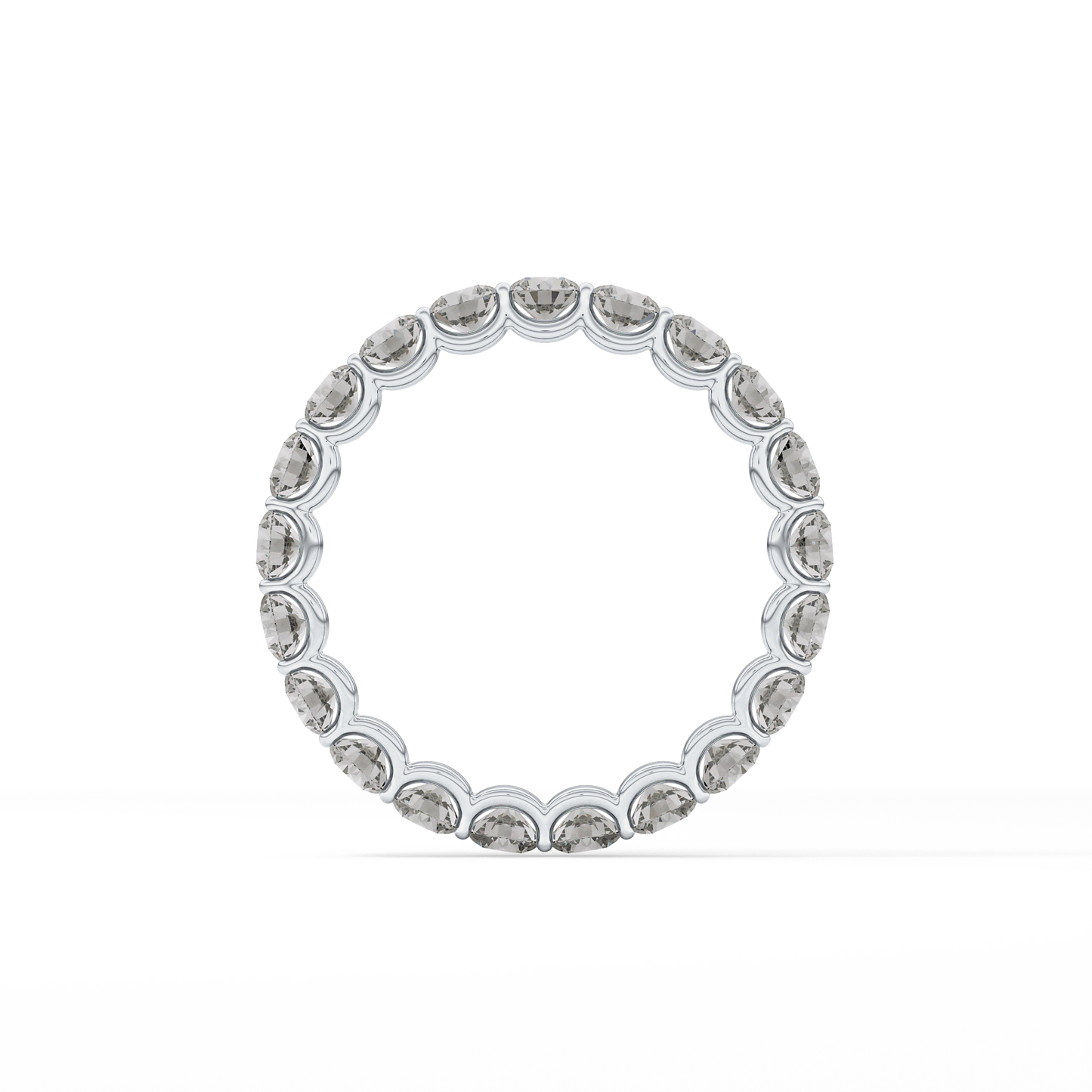 2.1 TCW Round Lab Grown Diamond Wedding Band