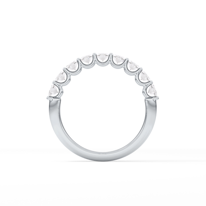 1.35 TCW Oval Lab Grown Diamond Wedding Band