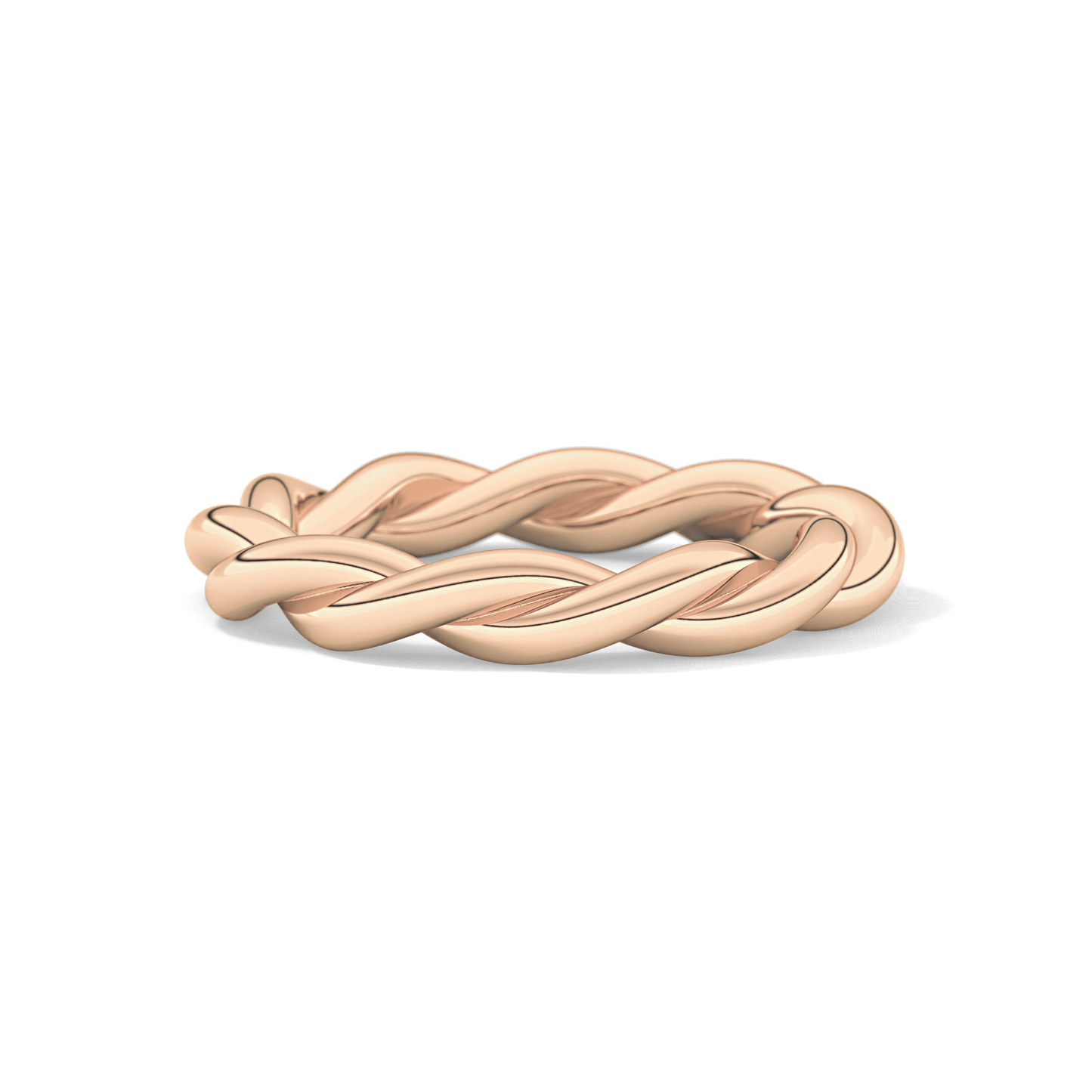 Twisted Shank Wedding Band