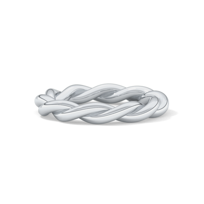 Twisted Shank Wedding Band