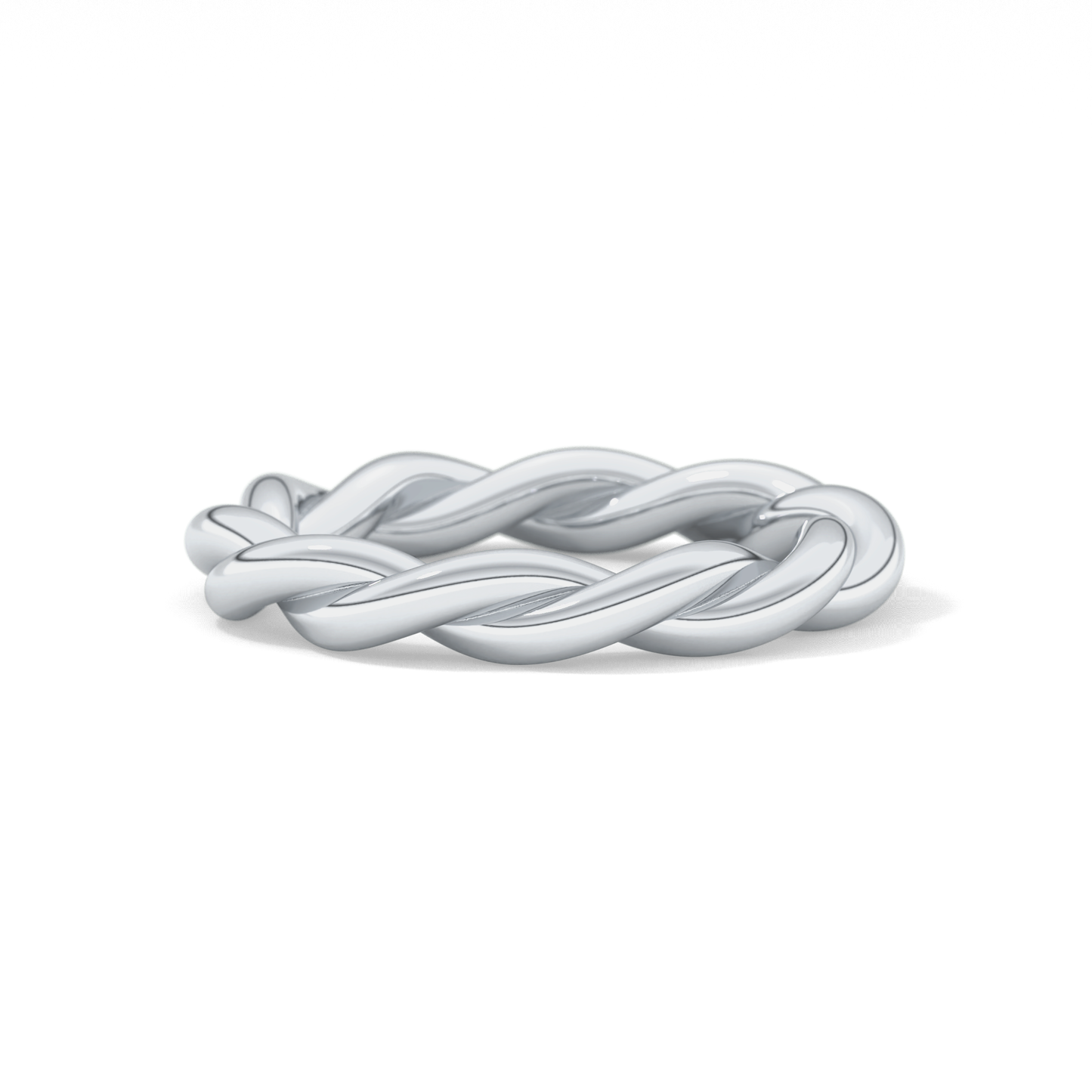 Twisted Shank Wedding Band
