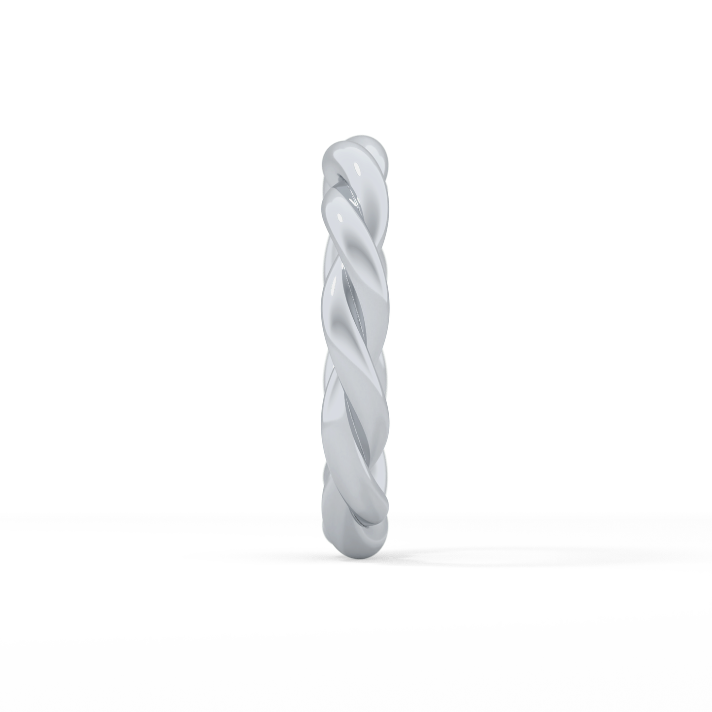 Twisted Shank Wedding Band