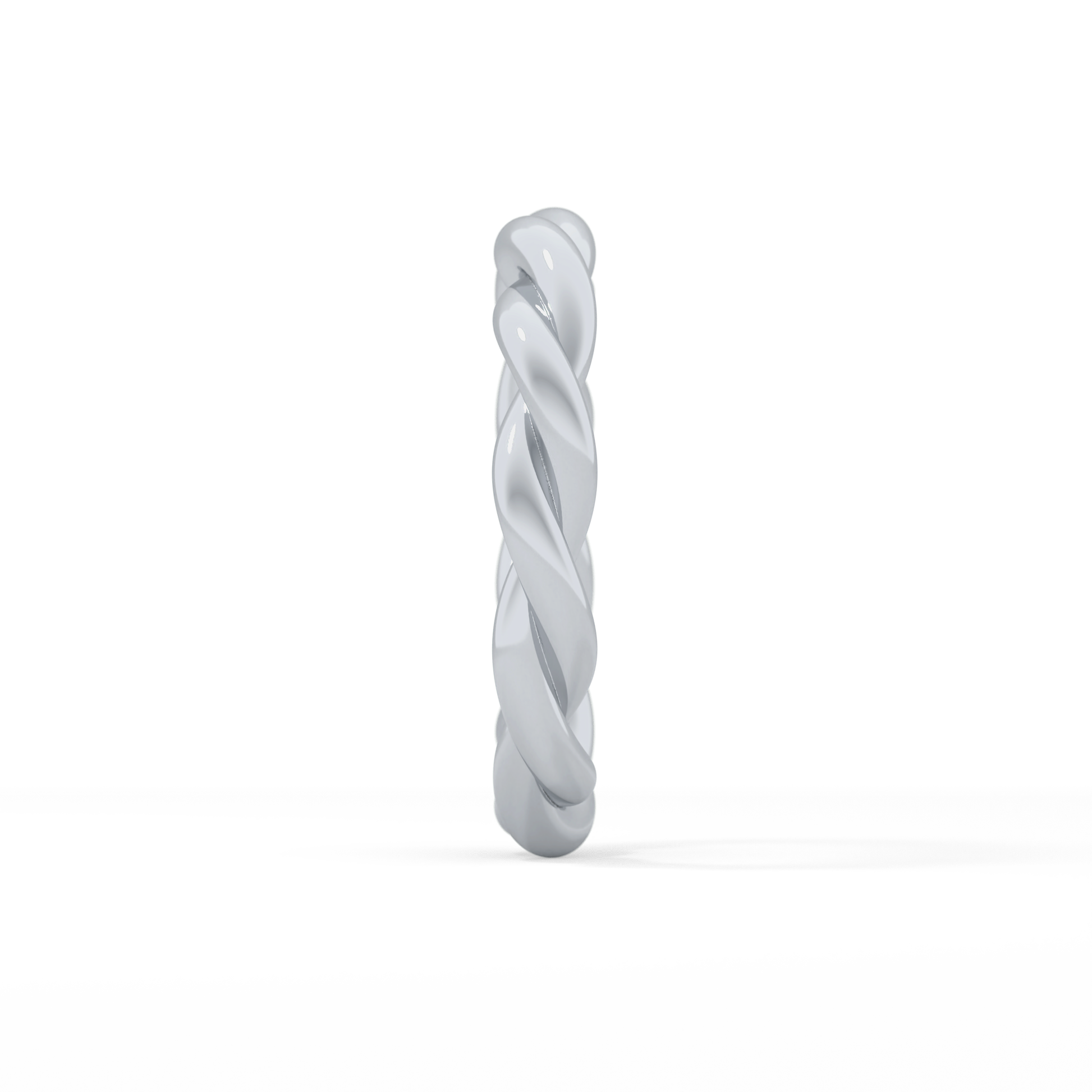 Twisted Shank Wedding Band