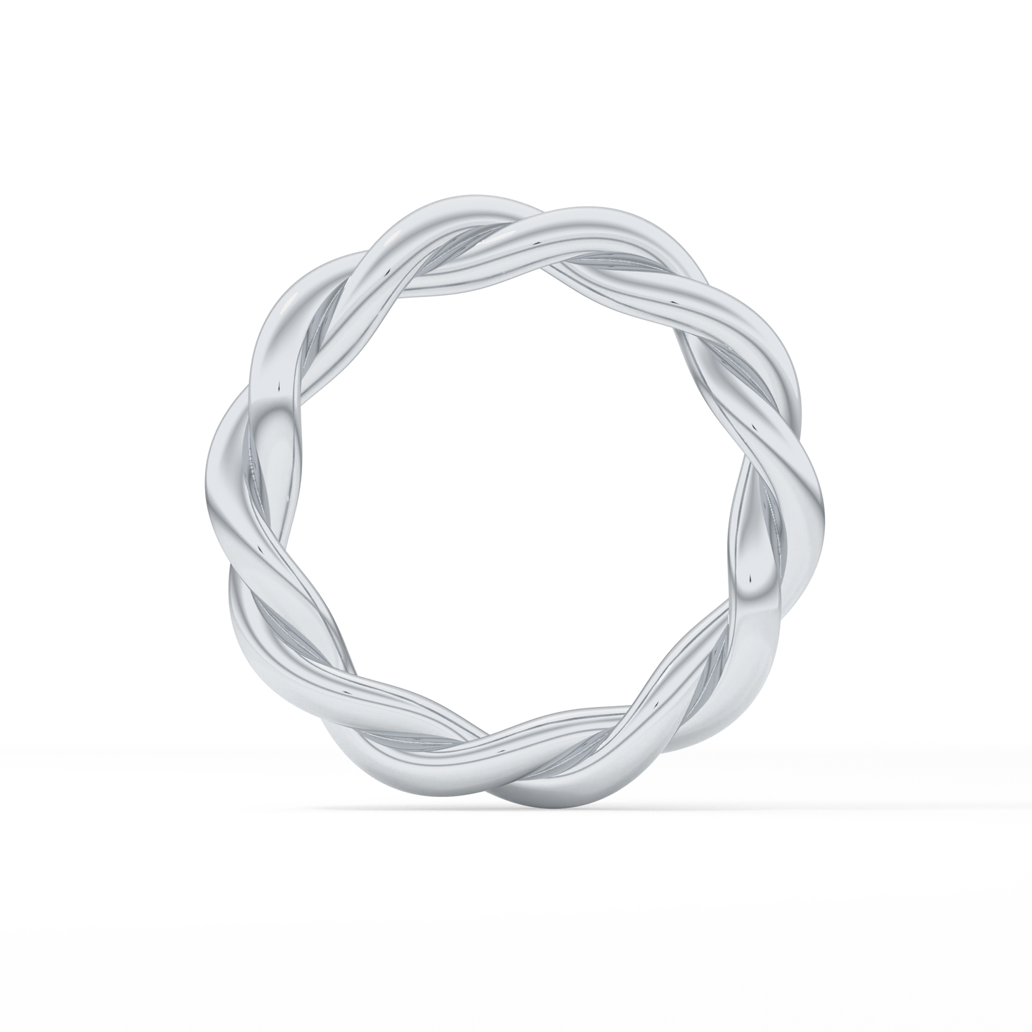 Twisted Shank Wedding Band