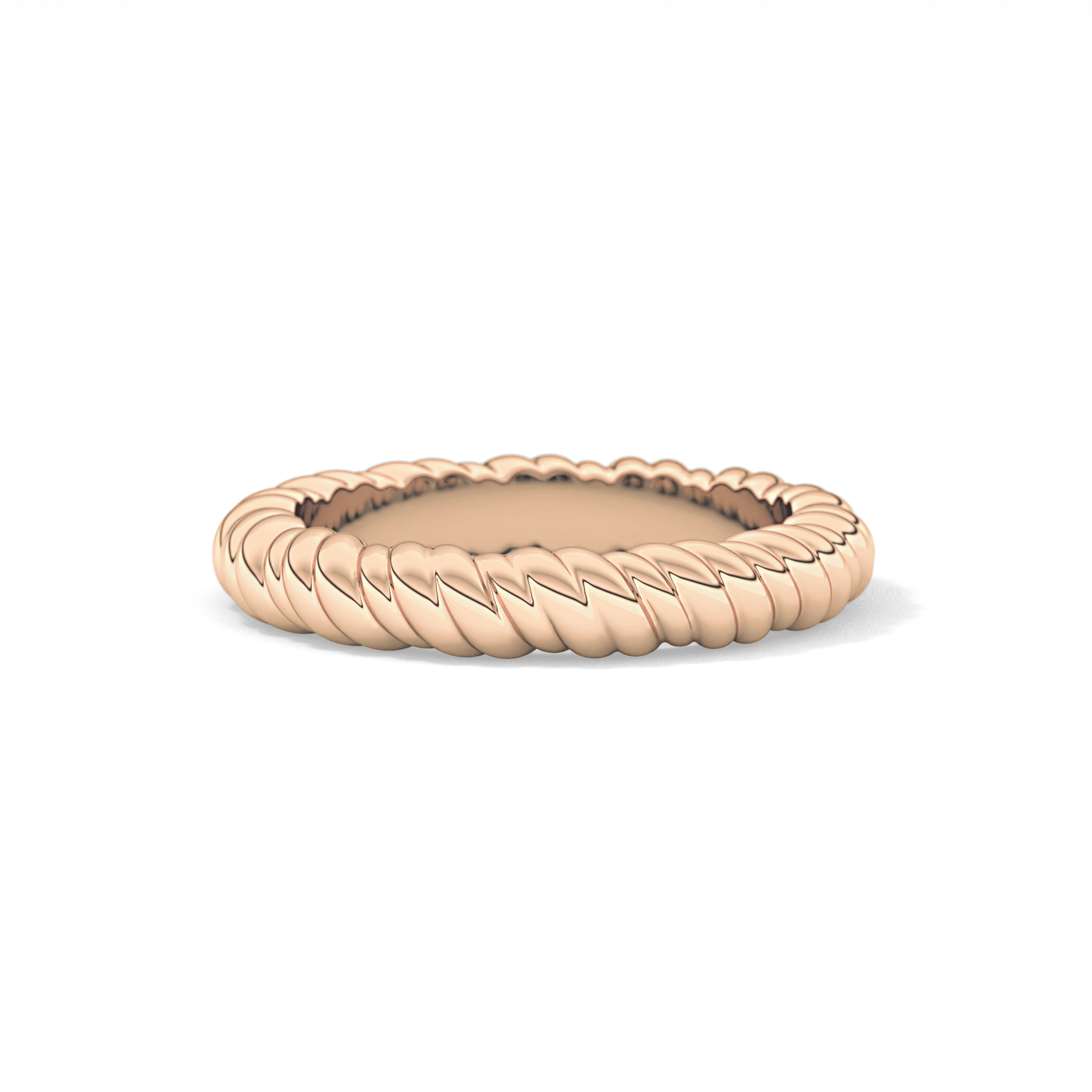 Twisted Shank Wedding Band