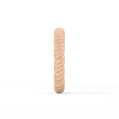 Twisted Shank Wedding Band