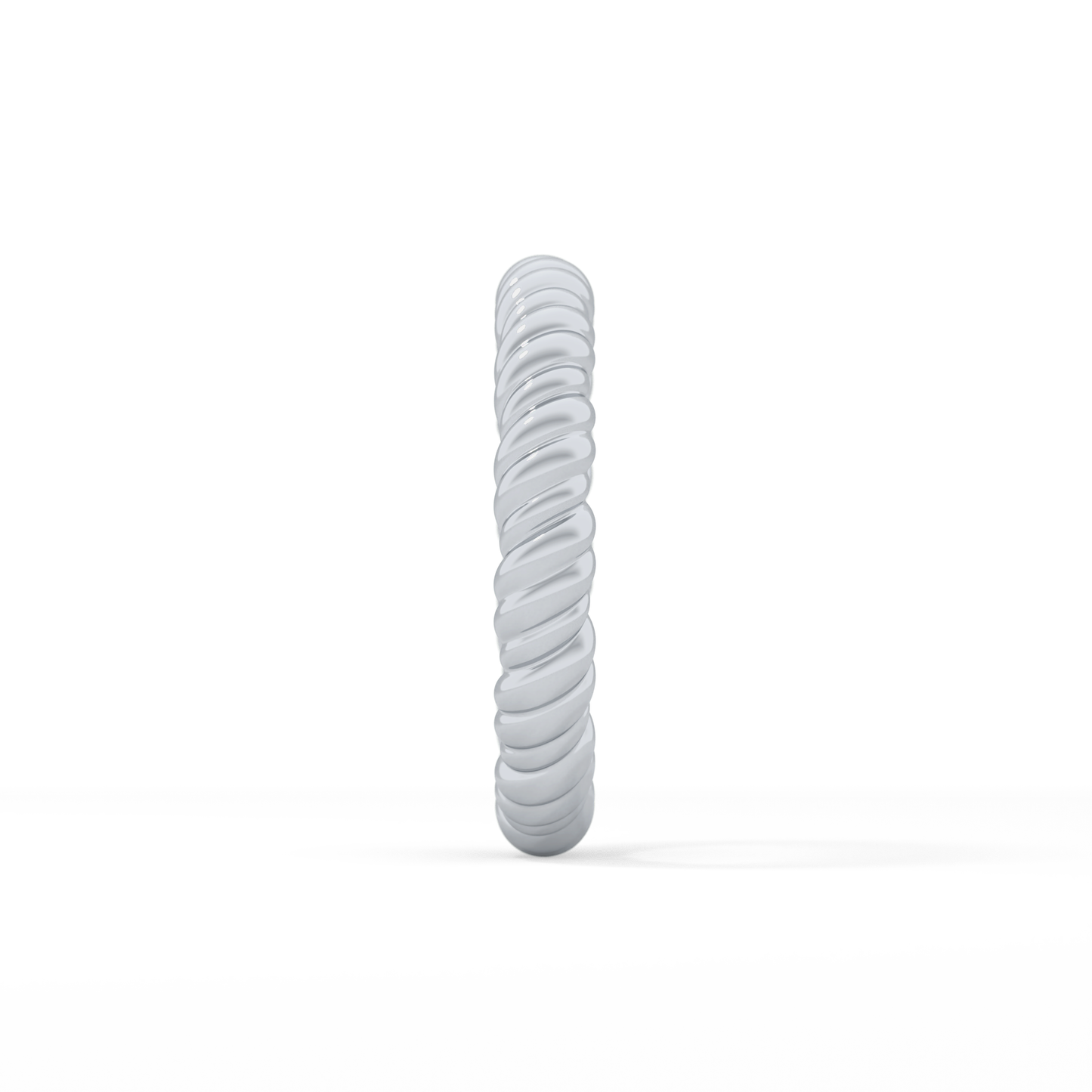 Twisted Shank Wedding Band