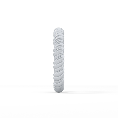 Twisted Shank Wedding Band