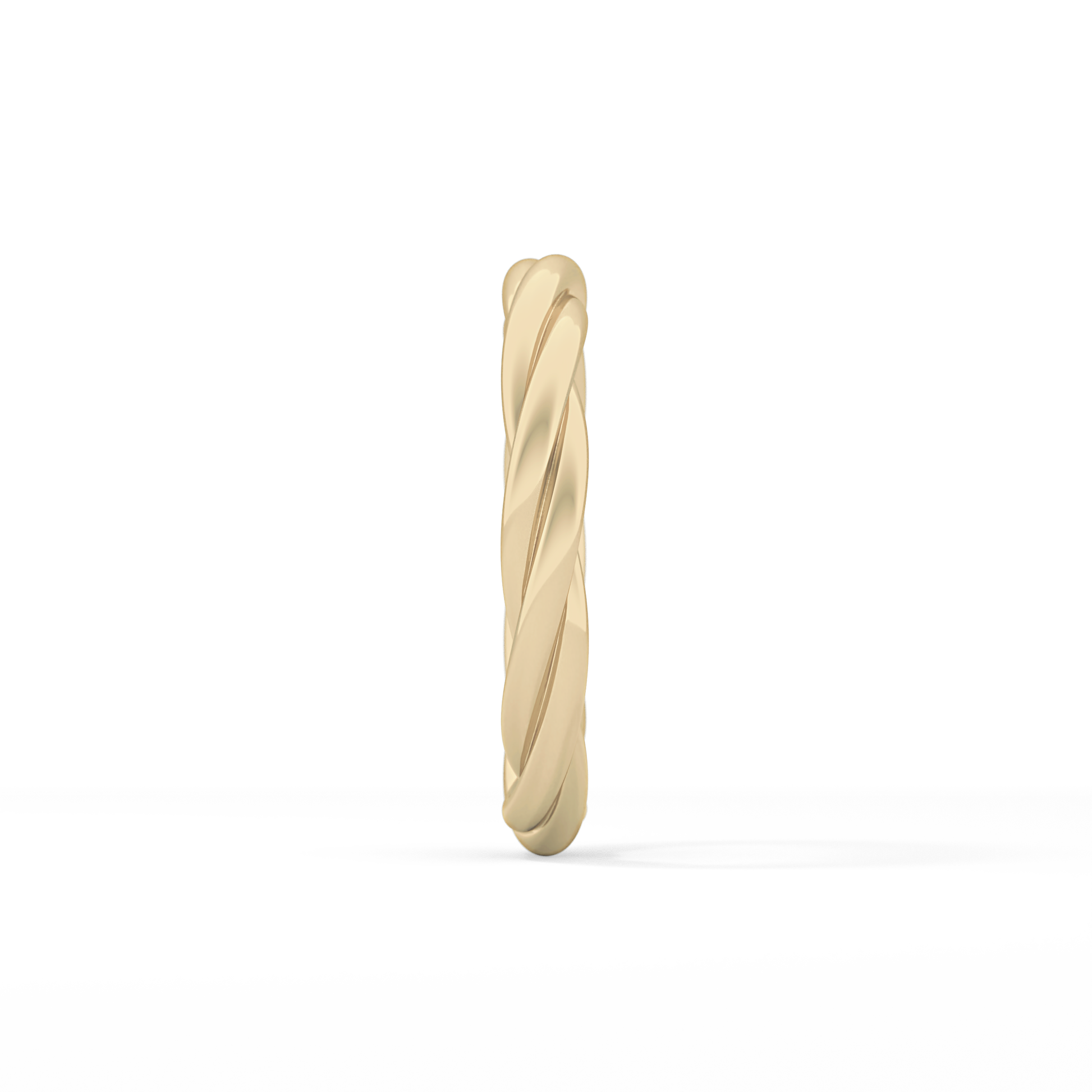 Classic Twisted Shank Wedding Band