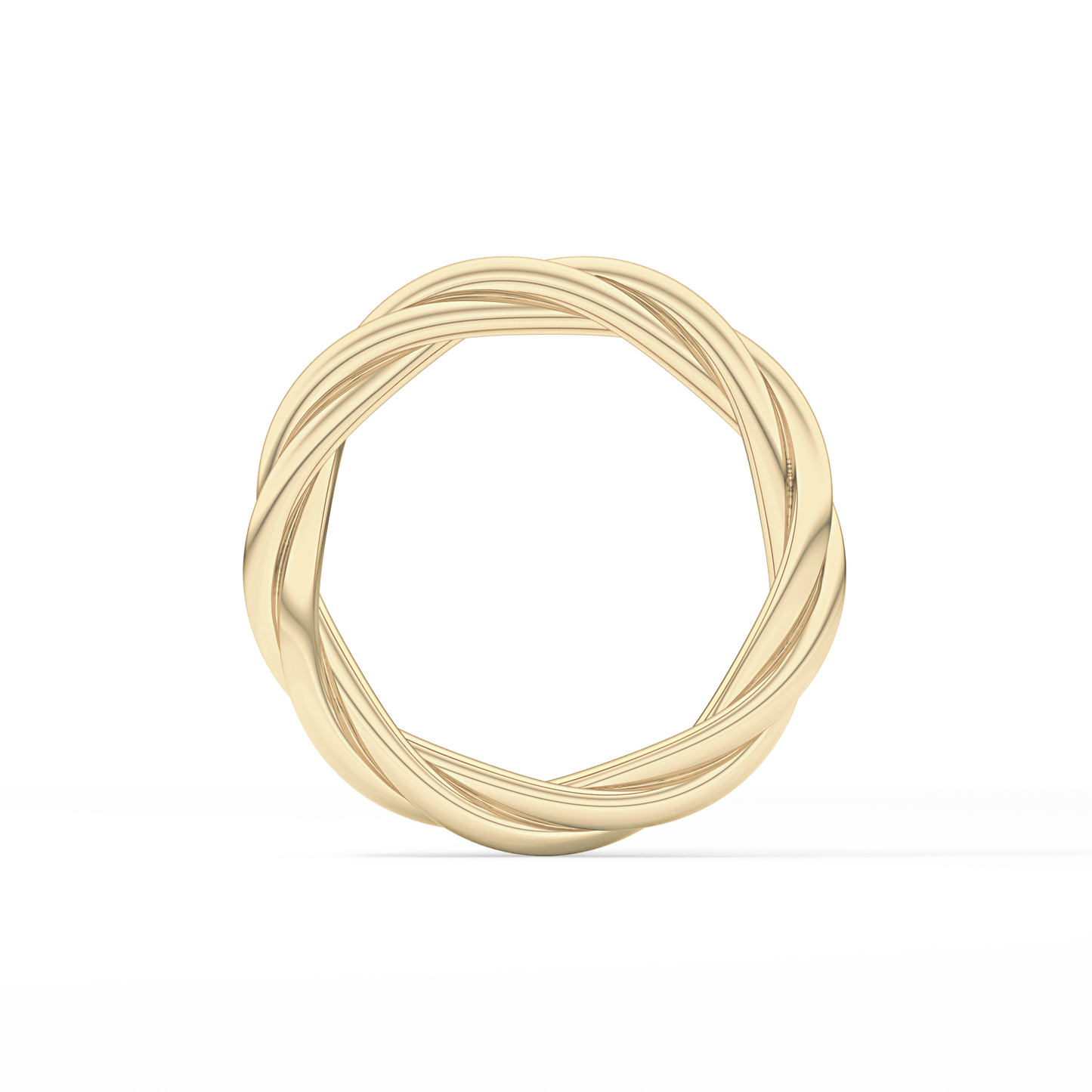 Classic Twisted Shank Wedding Band