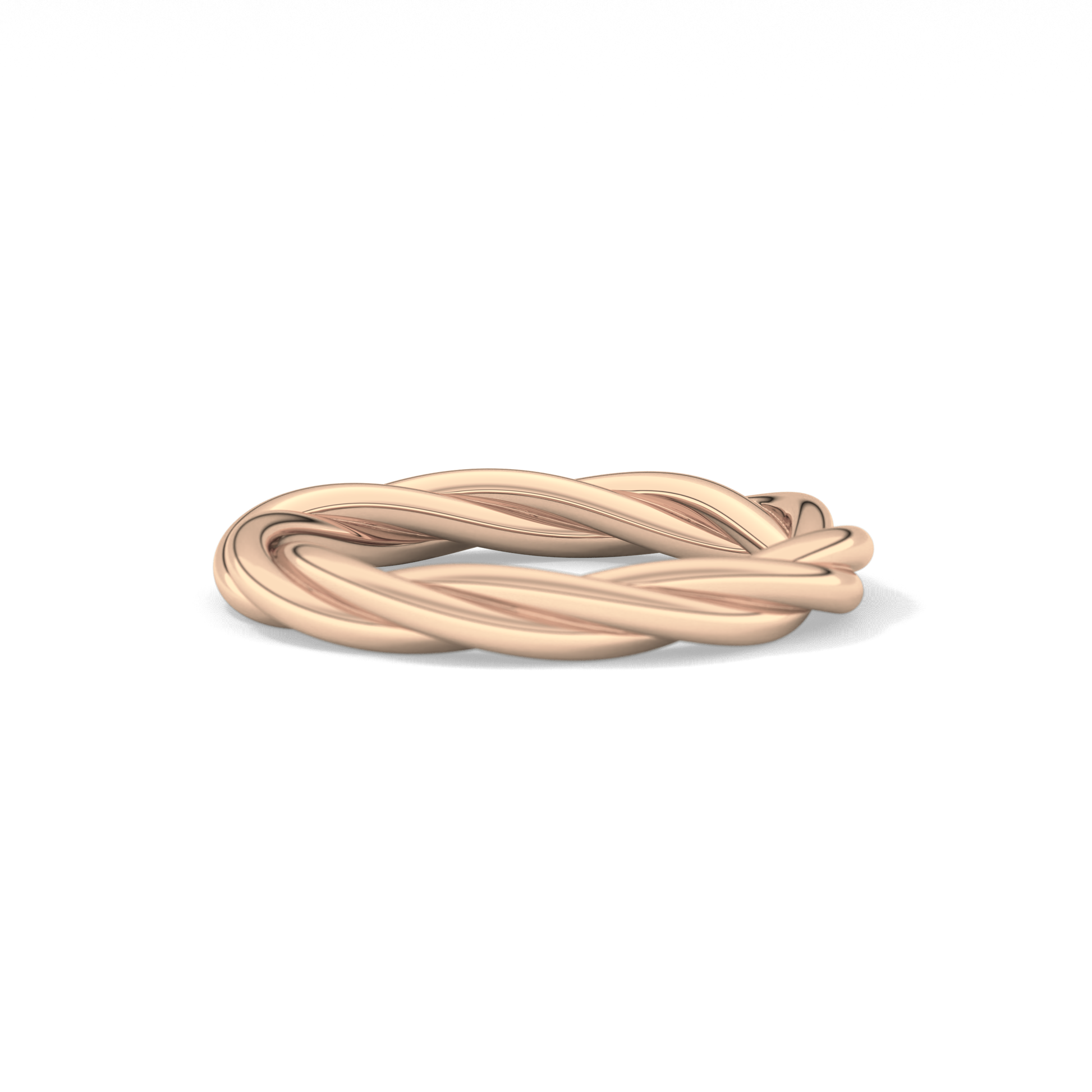 Classic Twisted Shank Wedding Band